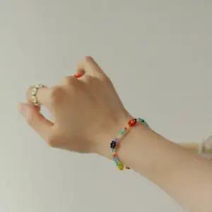 아기 꽃 팔찌 꼬마 어린이 여자 팔찌 비즈 구슬 귓불 비즈팔찌 팔찌모음 여름팔찌