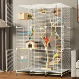 기본 앵무새 날림장 앵무새집 대형 새장 오픈형