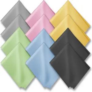 안경 청소용 천 12개 프리미엄 휴대폰 스크린 렌즈 전자제품 및 모든 섬세한 표면