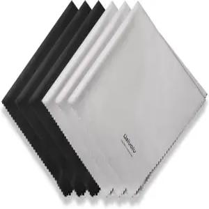 Wsivoiv 6PCS 대형 안경 클리닝 천 12 x 인치 클리너 개별 포장 TV 노트북 화면 및 렌즈용 프리미엄 극세사