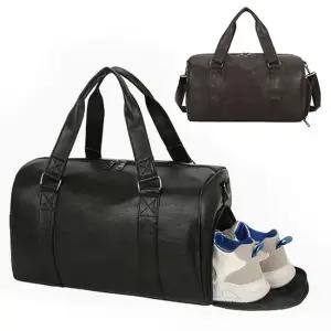 간편 여행 출장 레더 보스턴백 URK193 패션 패션잡화 다용도백 레더 유러피언 캐주얼 더플백