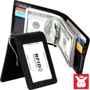 TOEVO 슬립형 클립타입 소가죽지갑 남성용 가볍고슬림 지폐 카드 카드수납 휴대성좋은