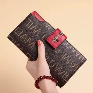 여성 장지갑 클러치백 소가죽 수납 여행 중년 소가죽 중년