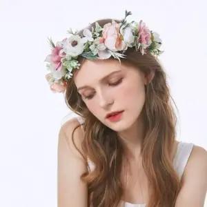 화관 꽃머리띠 웨딩 소품 신부화관 플라워 셀프웨딩 웨딩촬영 신부화관