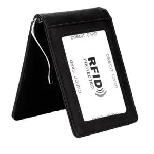 남성 고급 슬립형 클립 타입 소가죽 슬림 카드 지갑 슬림지갑 캐주얼지갑 얇은지갑