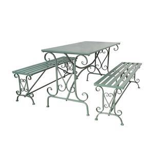 베란다 벤치 정원 의자 긴 빈티지 야외테이블 휴게소 철제