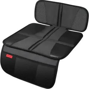 카이피 카시트 프로텍터 - 시트 보호 매트 두꺼운 패딩 내구성 방수 원단 가죽 강화 모서리 및 편리한