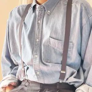 멜빵 여자멜빵 성인용 컬러 회색 남자멜빵