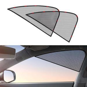 XCBYT 차량 창문 그늘막, 운전석 햇빛 SUV, 트럭, 안전 운전(2PS)을 위한 블록 햇빛, 눈부심 및 열 차단 기능이 있는 전면 창문을 업그레이드된 마그네틱 측면 그늘막