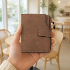 벨니아반지갑 브라운)동전카드지갑 인조가죽반지갑 여성반지갑 여성용반지갑 패션지갑