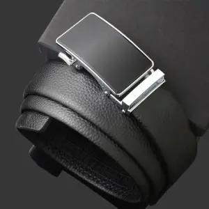 가죽 정장벨트 남성용 자동버클 캐주얼 벨트 허리띠 40대남자벨트 벨트선물 남자선물