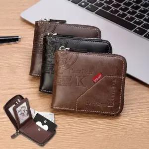 남성 빈티지 레터링 반지갑 ELZ-025 남성지갑 남자반지갑 중학생지갑 10대지갑 아빠지갑