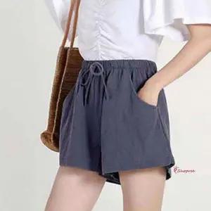 여성용 데일리 숏팬츠 하의 캐주얼 신축성 반바지opq788