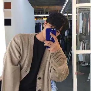 간절기 기본 스타일 v 오버핏 넥 가디건 넥스타일ghi226