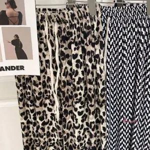 여성용 팬츠 아이스 와이드 바지 패턴 쿨링uvw005