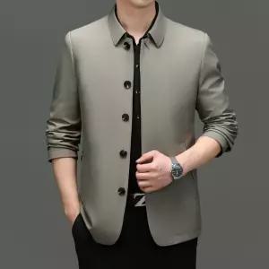 남사친 하프 캐주얼 단정한 트렌치 칼라 코트 봄가을 DUCHI3