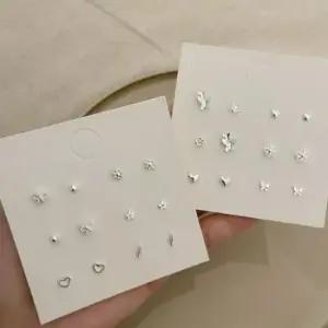 데일리 학생 은귀걸이 은침 귀걸이 진주 하트 별