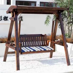 원목그네 펜션 스윙 야외용 철제 그네의자 팬션 야외