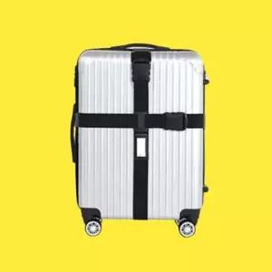 블랙 여행용 러기지 스트랩 보호 잠금 밴드 캐리어고정끈 캐리어밴드