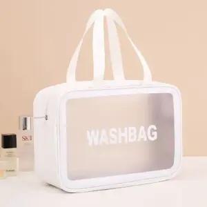 여행용 방수 반투명 세면가방(대) 3종컬러