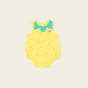 [보리보리/오가닉맘]오가닉맘 옐로파인트민소바디수트(MJMLQS04)