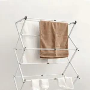 [SBD] 길이조절 원룸 실내 좁은거실용 화이트 빨래건조대 건조대