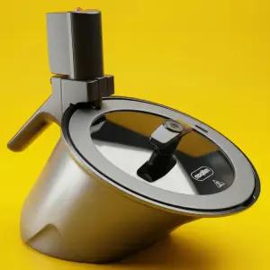 바이탈플랜트 롤팬 자동 회전 냄비 통돌이 삼겹살 굽는 기계 고기 뉴오리지널 블랙 25cm