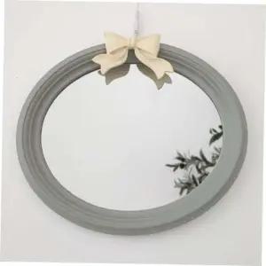 인테리어소품 리본 벽거울 (대) 엔틱 화장대 메이크업 미러 장식품