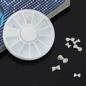 네일리본파츠 실버파츠 파츠네일 큐빅파츠 네일재료