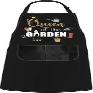 POFUL 정원 앞치마 여왕 정원사 선물 여성