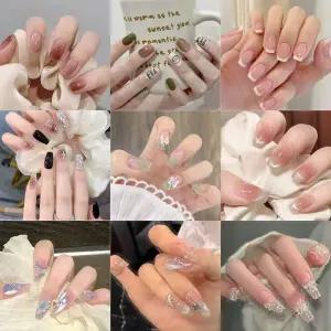 예쁜 네일팁 셀프 네일 아트 붙이는 네일 스티커 세트