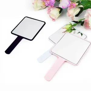 [셀러에이드]화이트 미니손거울 여자손거울 화장손거울 휴대용거울