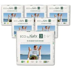 Eco by Naty 네띠 기저귀 밴드형 3단계 30매 x 6팩
