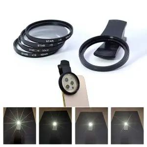 [골드스마일]네일아트 체인 보석파츠 빛반사 촬영 별빛 렌즈 세트