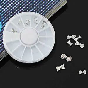 [골드스마일]네일리본파츠 네일재료 12종세트 네일파츠 큐빅파츠