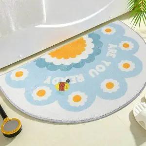 [골드스마일]현관반달발매트 아이방러그 욕실발매트반달형