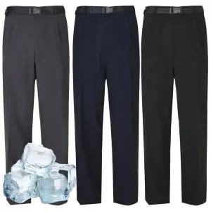 [리빌모아]남자 봄여름 쿨 다용도 벨티드 팬츠 BR-PTSM-23712A-블랙