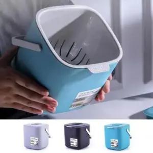 [JED] 물빠짐 바구니 다용도 수거함 라운딩 음식물쓰레기통