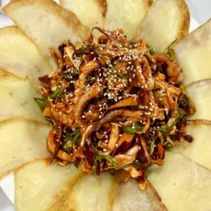 쫄깃오징어 무침회 밀키트 새콤매콤 해산물요리 간편조리 바로요리 3-4인분