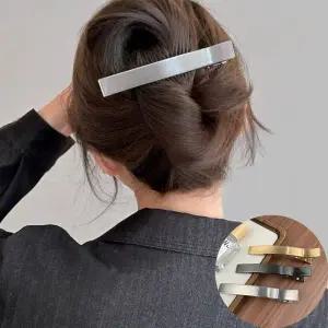 일자 메탈 대형 헤어 집게