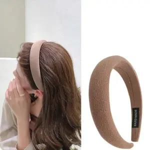무지 심플 볼륨 헤어 머리 띠