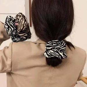 지브라 여성 편한 헤어 곱창밴드 패턴