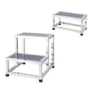 2단 스테인레스 디딤대 안전 의자 인테리어 단층 공사판