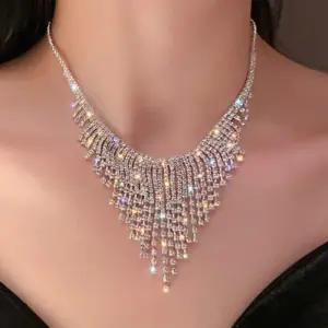 [라일리쥬얼리] Rly 크리스탈 큐빅 목걸이 초커 원피스목걸이악세사리