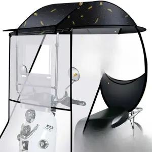 전동차커버 전동차캐노피 바람막이 탈착식 방수 사륜차 디자인