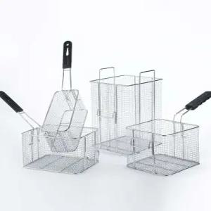 튀김기 사각 거름망 스테인레스 채반 분식 바스켓 스텐 메쉬