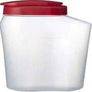 굿쿡 1쿼터 병 뚜껑이 있는 BPA 프리 믹싱 피처 스냅락 이지 붓기 냉장고용 음료 용기 액체 저장 주전자