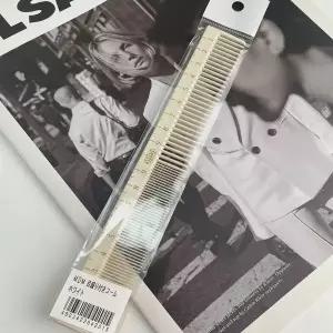 일본제 미용 국가시험 눈금 헤어 빗