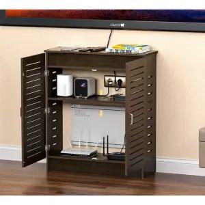 모뎀 선반 셋톱박스 와이파이 정리함 전선 수납 보관함