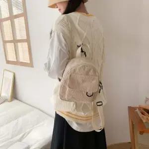 여성가방 미니크로스백 코듀로이 숄더백 겸 골덴 백팩